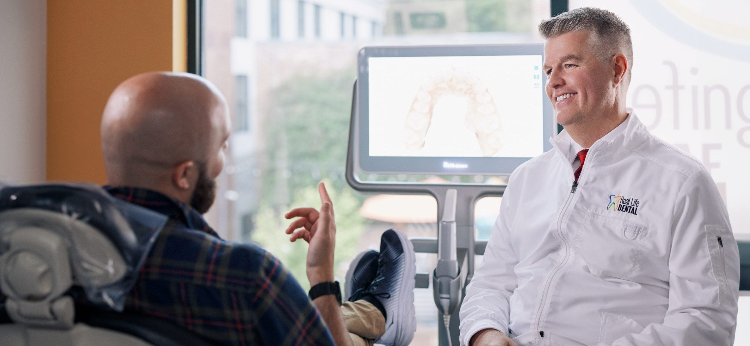 Dr. Thompson with Patient